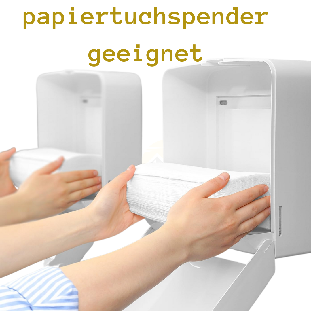 3 x 200 Papieren handdoekjes, wit 2-laags 24 x 21 cm Z-vouw