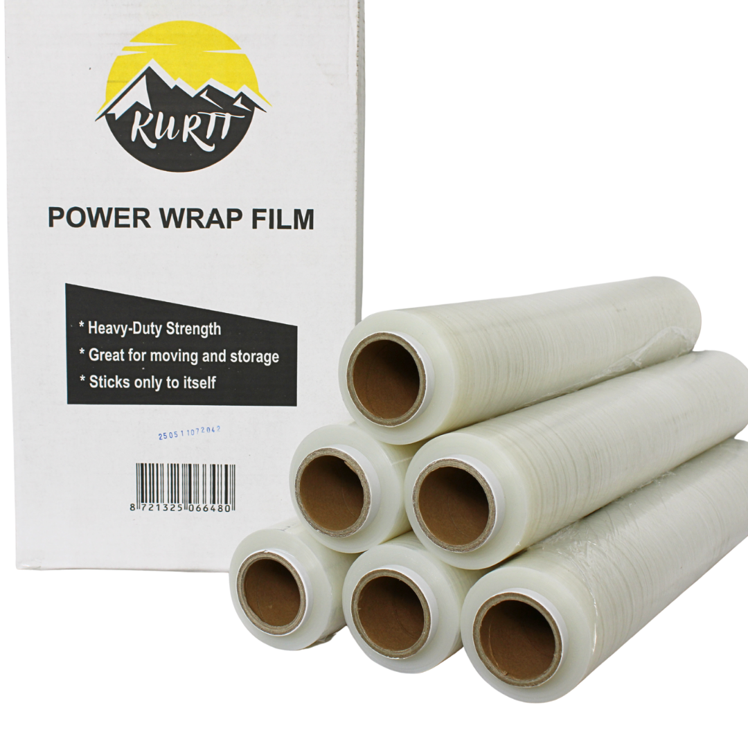 Pallet verkoop || Palletfolie, krimpfolie, stretchfolie 23 my - 6 rollen