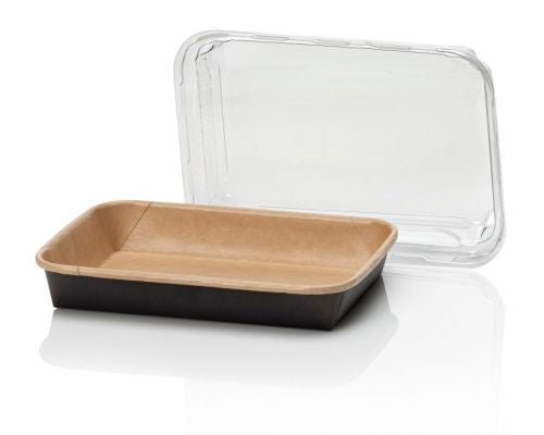 Kraft mikrobølgebeholdere 500 ml - 50 stykker