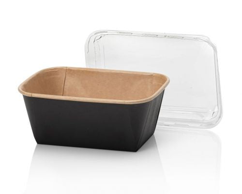 Kraft microwave containers 900ml - 50 pieces