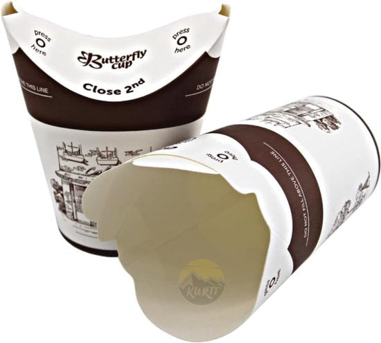 Kaffekopper sommerfugl 200 ml - 800 stykker