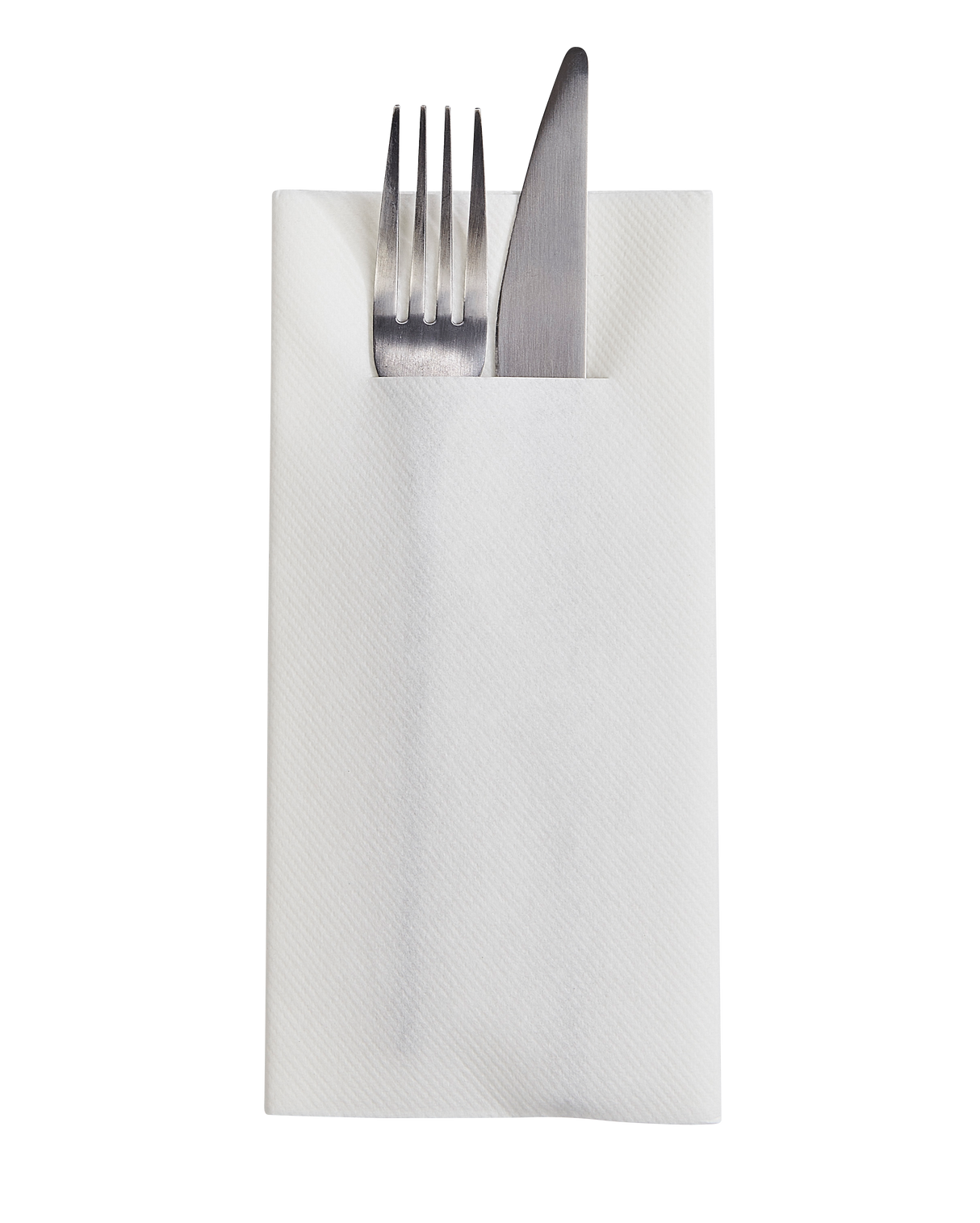 Bestik serviet 1/8 Airlaid 1L White 40x40 cm - 75 stykker