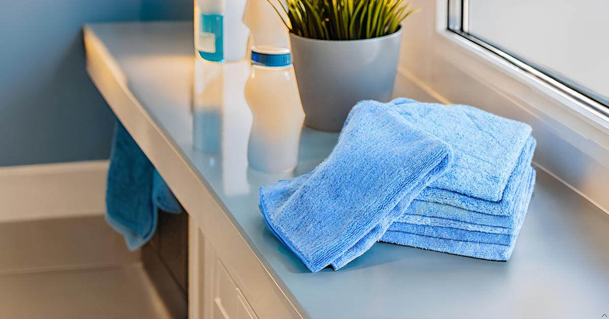 Mikrofiberklude - Rengøringsklude 40 x 40 cm - 80 stykker