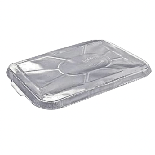 Aluminiumscontainere R879-930G udeladt med aluminiumslåg - 100 stykker
