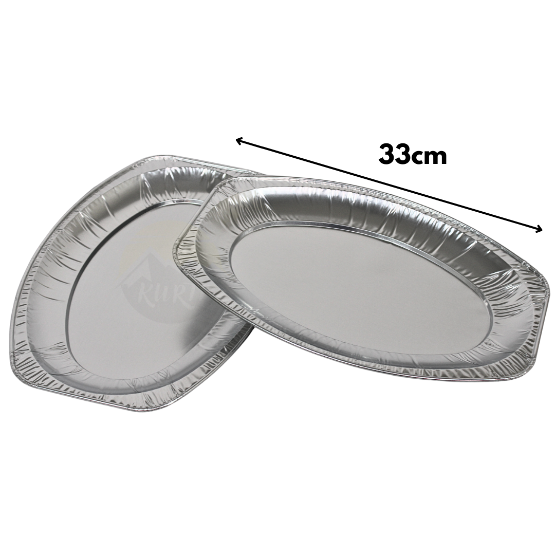 Aluminiums serveringsskål 33 cm - 10 stykker
