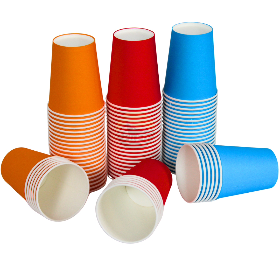 Koffiebekers, drinkbekers, kartonnen bekers 8 oz / 200ml