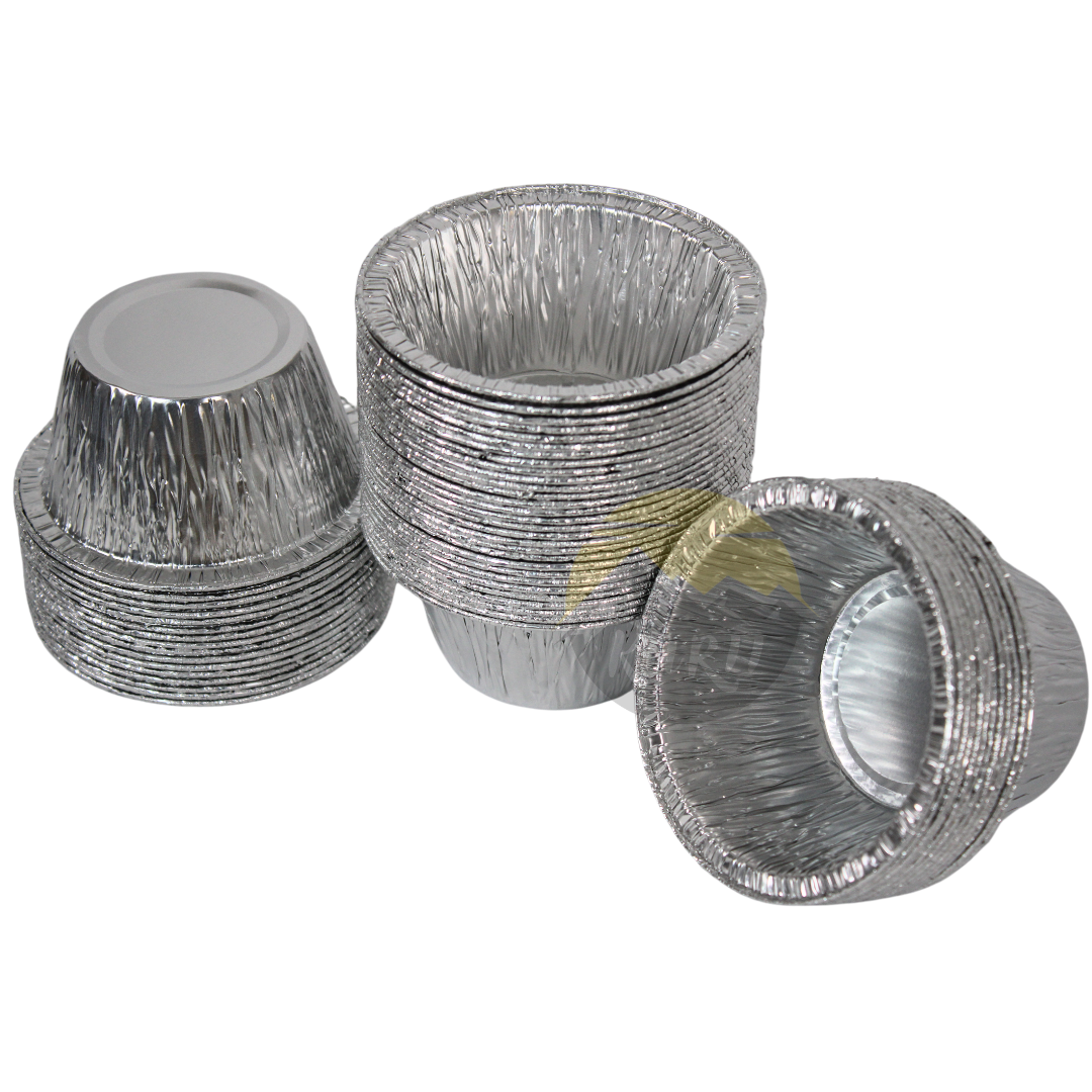 Aluminum container 120ml - 100 pieces