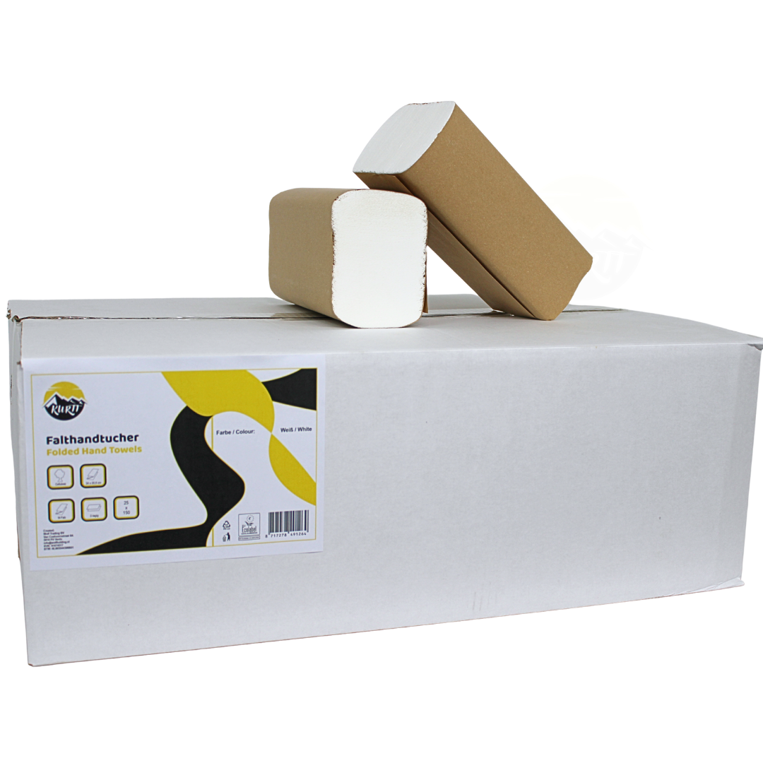 Handdoekpapier Z-Multifold, cellulose 2-laags