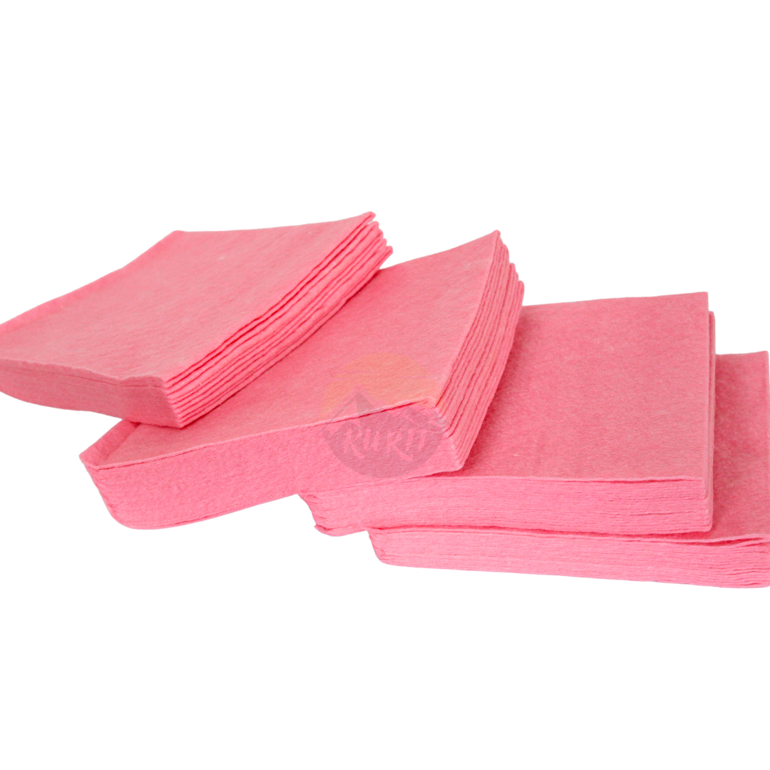 200 pieces Dishcloths 38x40cm Pink Dishcloths