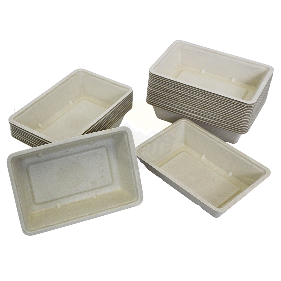 Bagasse Snackschale, Pommes Frites Schale, Bio