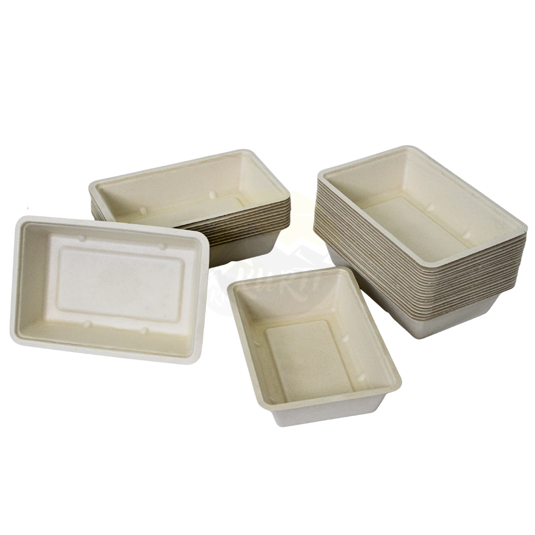 Bagasse Snackschale, Pommes Frites Schale, Bio