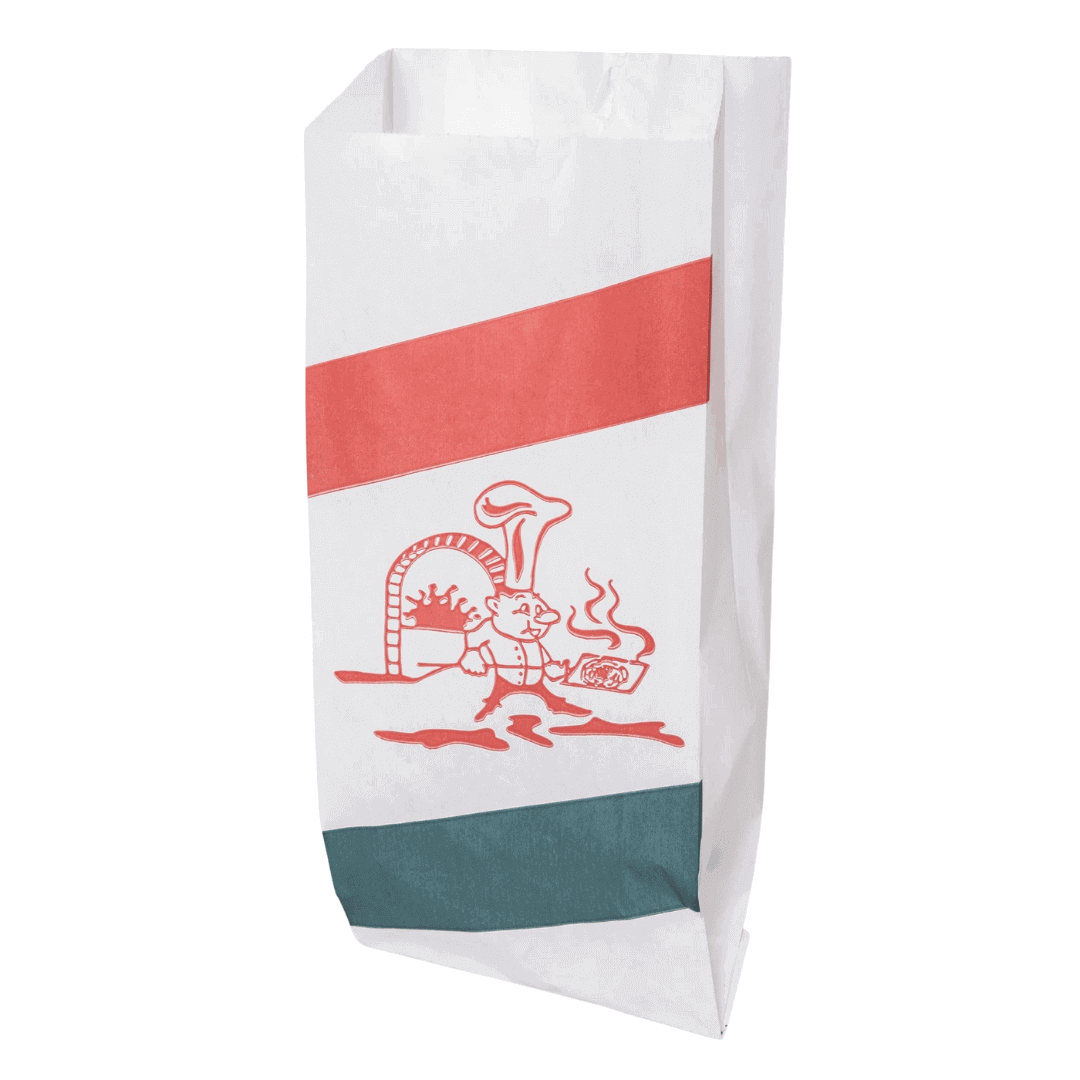 Paper bags Italian flag - 100 pieces