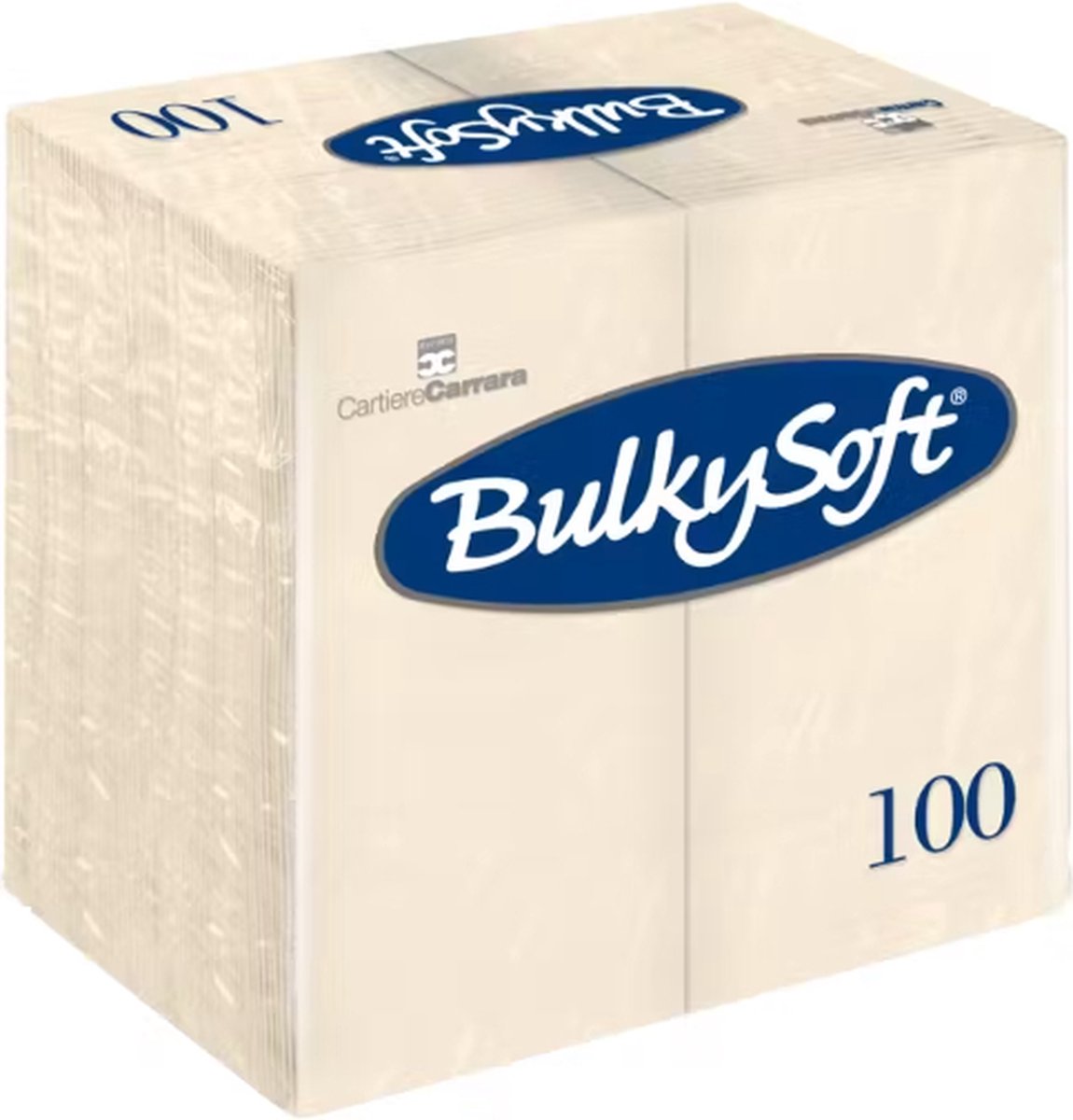 Servietten Bulkysoft Creme 2-lagig 40x40 cm 100 Stück