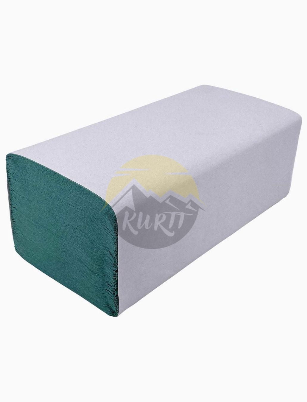 Paper towels green 1-ply 25 x 23 cm - 5,000 sheets