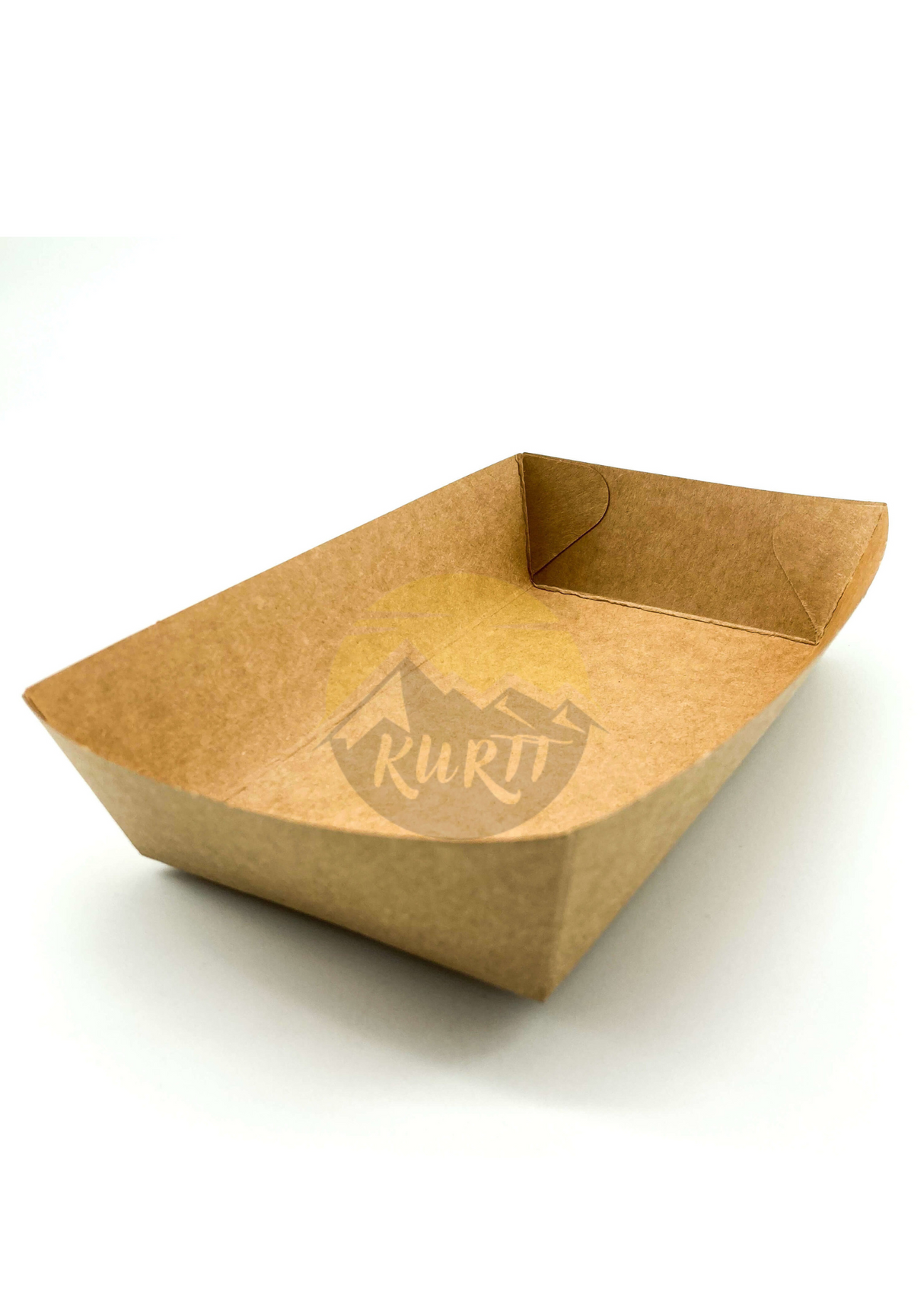 Snack containers A14 Kraft paper - 100 pieces