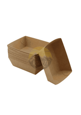 Snack containers A9 Kraft paper - 100 pieces