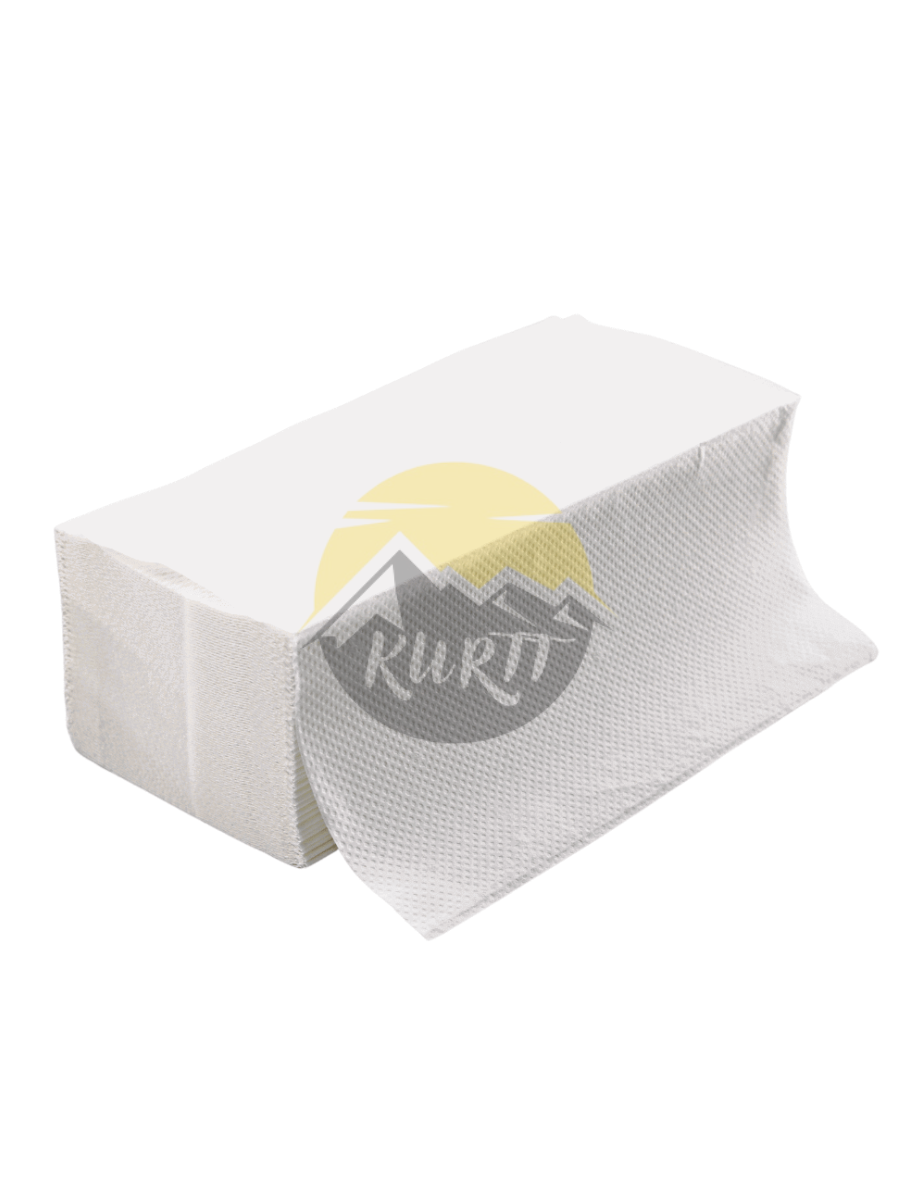 Papierhandtücher weiß 2-lagig 25 x 23 cm V-Faltung – 4.000 Blatt