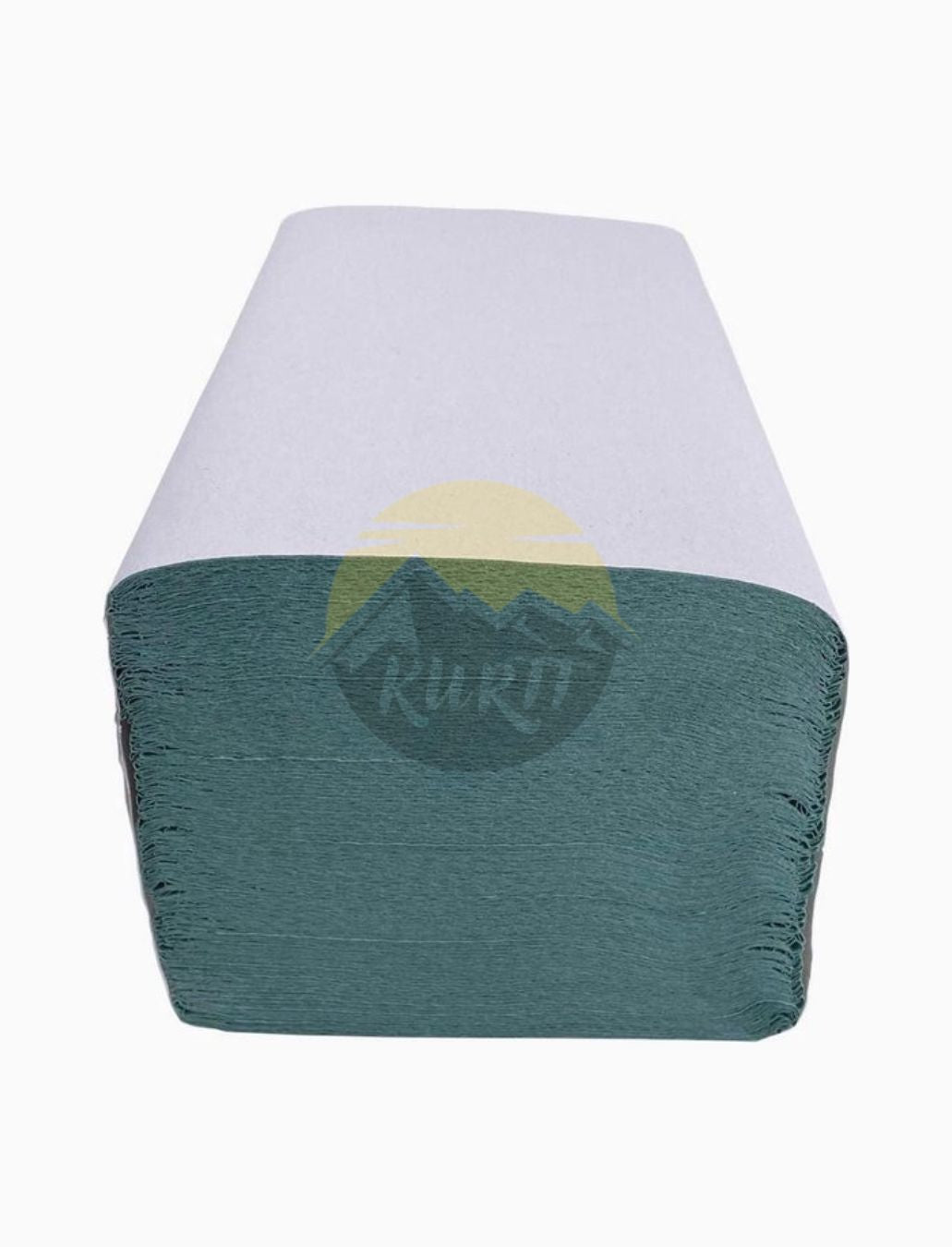 Paper towels green 1-ply 25 x 23 cm - 5,000 sheets