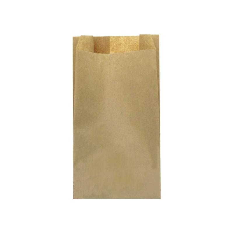 Fruitzak fruit en groenten bruin 15+9x28 cm - 500 stuks