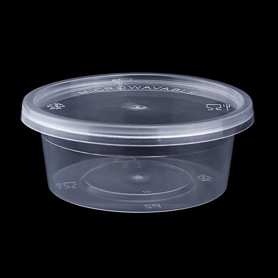 Sauce cups with lids 50cc - 500 pieces