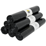 Müllsäcke LDPE 60x80cm Grau – Typ 50 Auf Rolle | 400 Stück