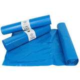 Müllsäcke LDPE 80x120cm Blau Typ 70 Auf Rolle | 200 Stück