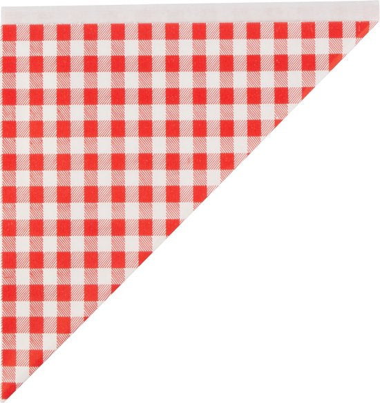 Puntzak Ruit Rood Boerenbont FSC - 5 KG
