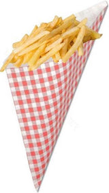 Puntzak Ruit Rood Boerenbont FSC - 5 KG