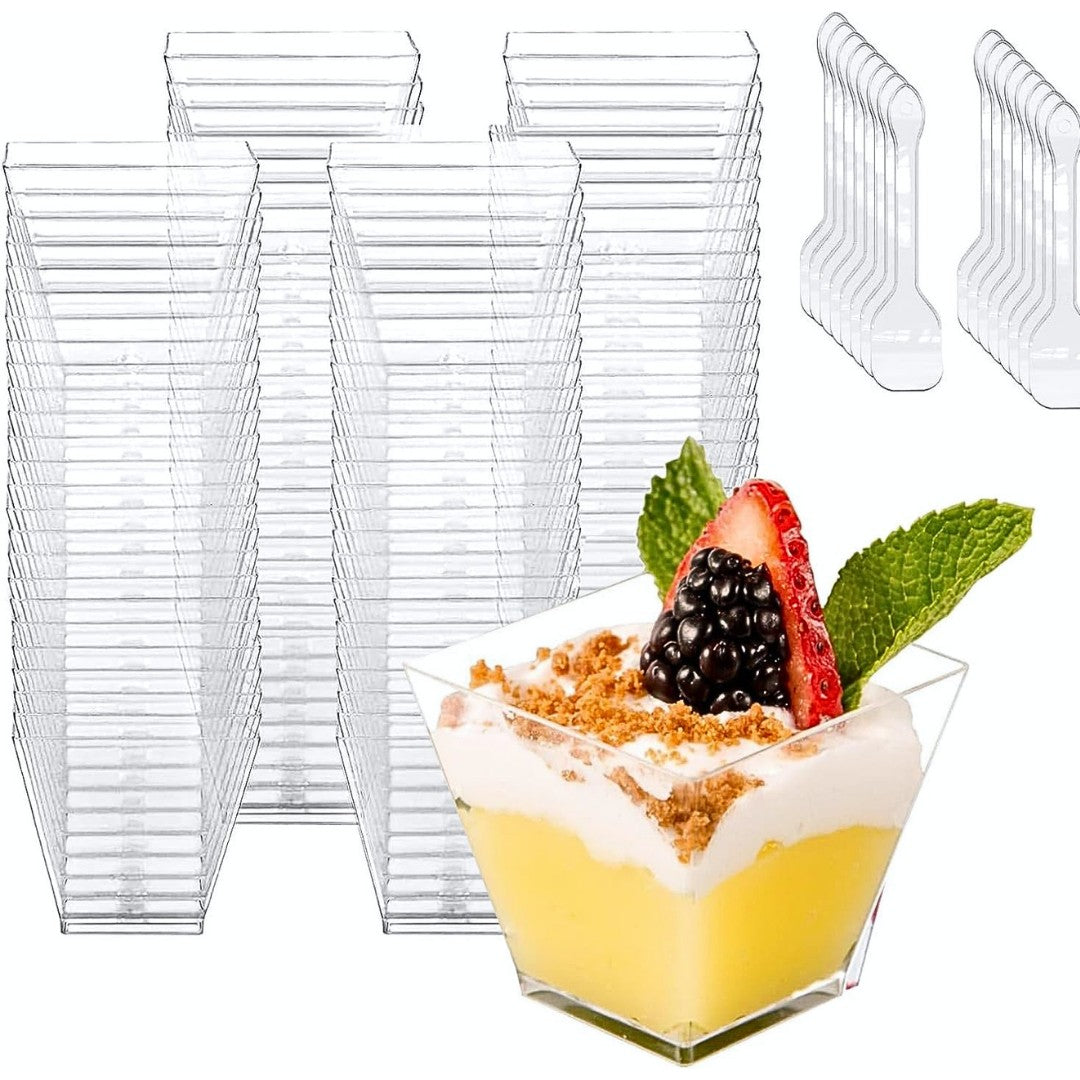 Amuse bowl transparent 60cc 2oz - 100 pieces