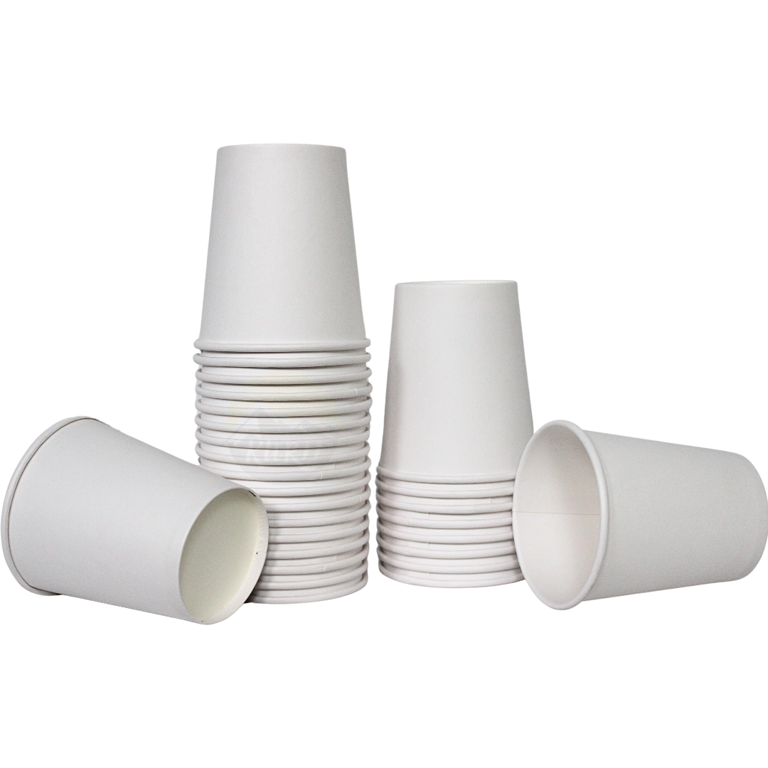 Cardboard drinking cup 200ml White - 1000 pieces