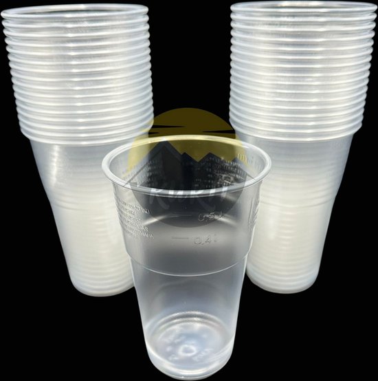 Transparent Cups/Beer Mugs 500ml - 500 pieces