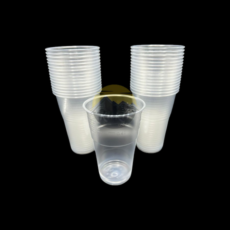 Transparent Cups/Beer Mugs 500ml - 100 pieces