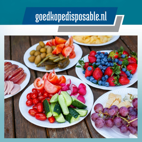 Cardboard Plates 23 cm - 100 pieces