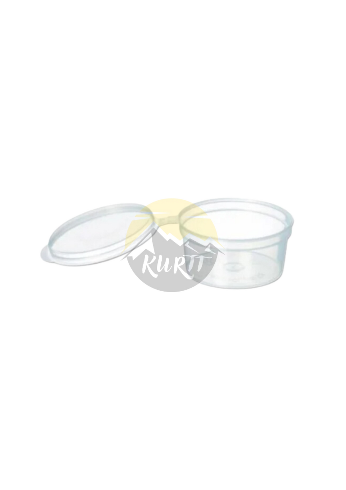 Sauce cups 30cc with fixed lid - 1000 pieces