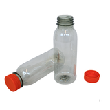 330ml rPET Flasche mit orangefarbenem Verschluss – 35 Stück