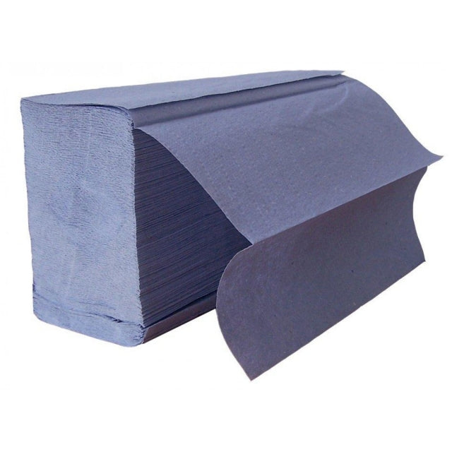 Papierhandtücher Blau 2-lagig 23 x 25 cm - 5.000 Blatt