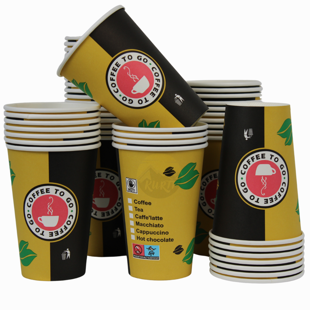 Koffiebekers 300ml 12 oz - 1000 stuks