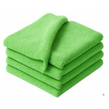 Microvezeldoeken 40x40cm – 80 stuks | Poetsdoeken Geel Groen Blauw Roze | Schoonmaakdoeken Professioneel Streepvrij