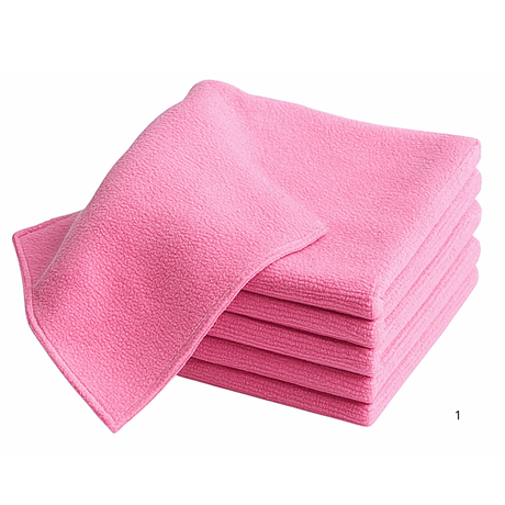 Mikrofasertücher Putztücher 40x40cm – Gelb Grün Blau Rosa 4-Farben HACCP | 80 Stück