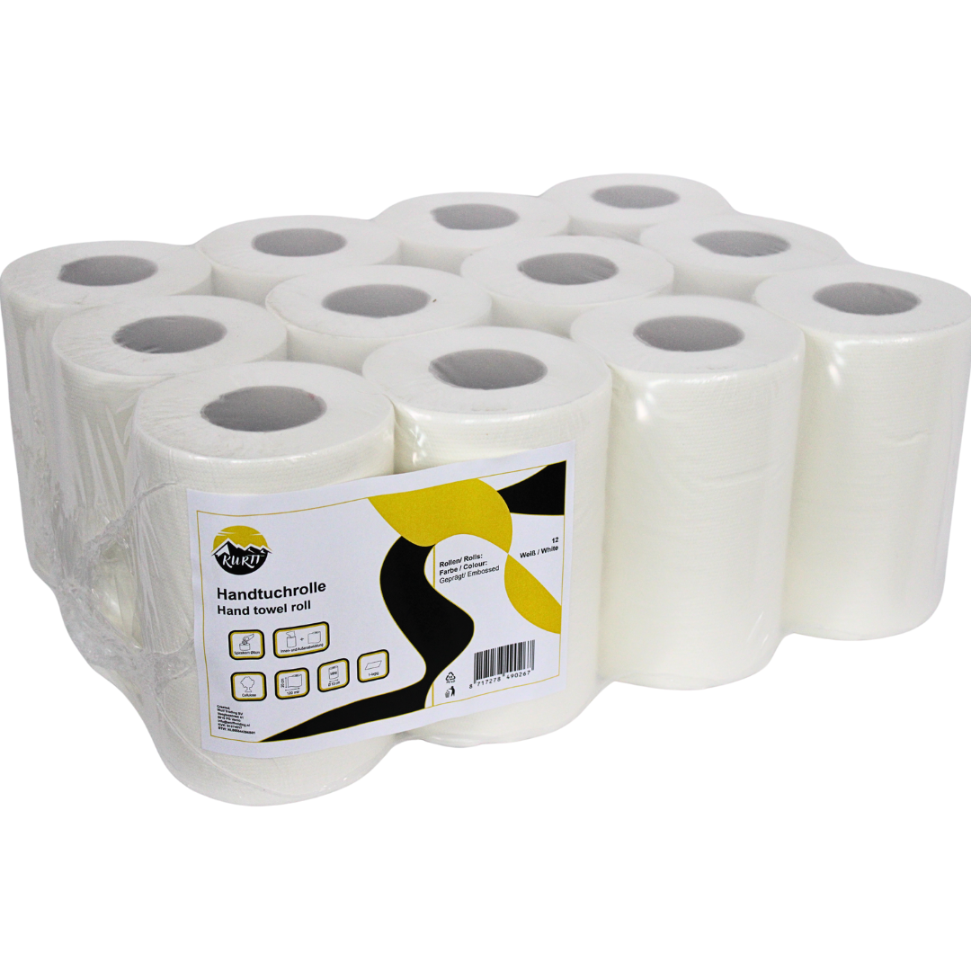 Mini 2-layer cleaning rolls - 12 pieces