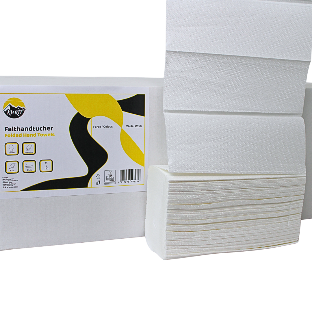 Handdoekpapier Z-Multifold, cellulose 2-laags