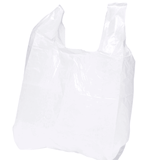 Shirt carrier bags HDPE 30+18x55 cm 11my - 2000 pieces incl. SUP