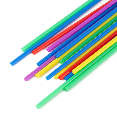 Straws Multicolor Reusable - 100 pieces