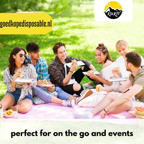 Paper plate/bowl 10x16cm white - 250 pieces