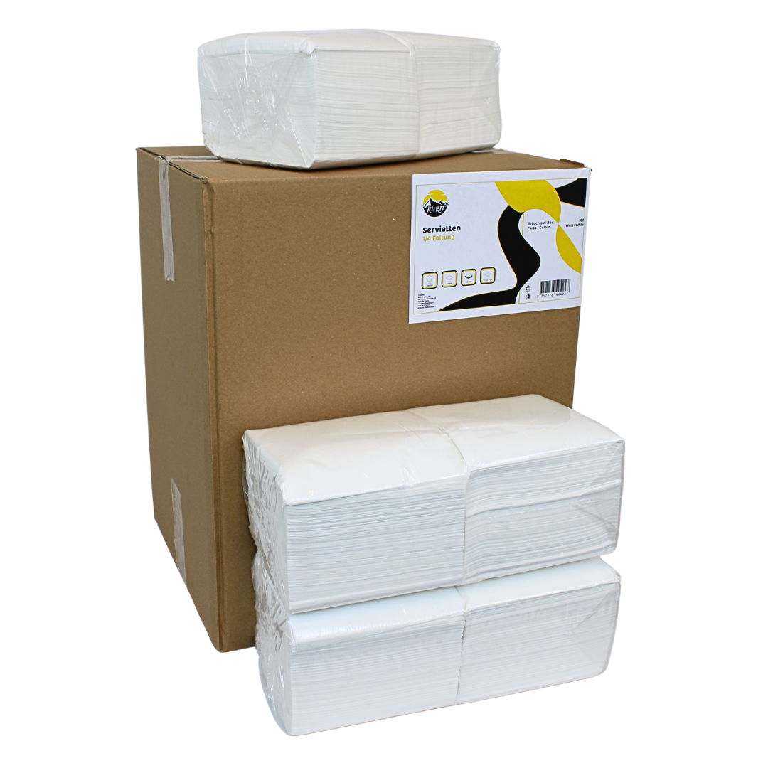 Servietten 1/4 falz, 1-lagig 33x33cm