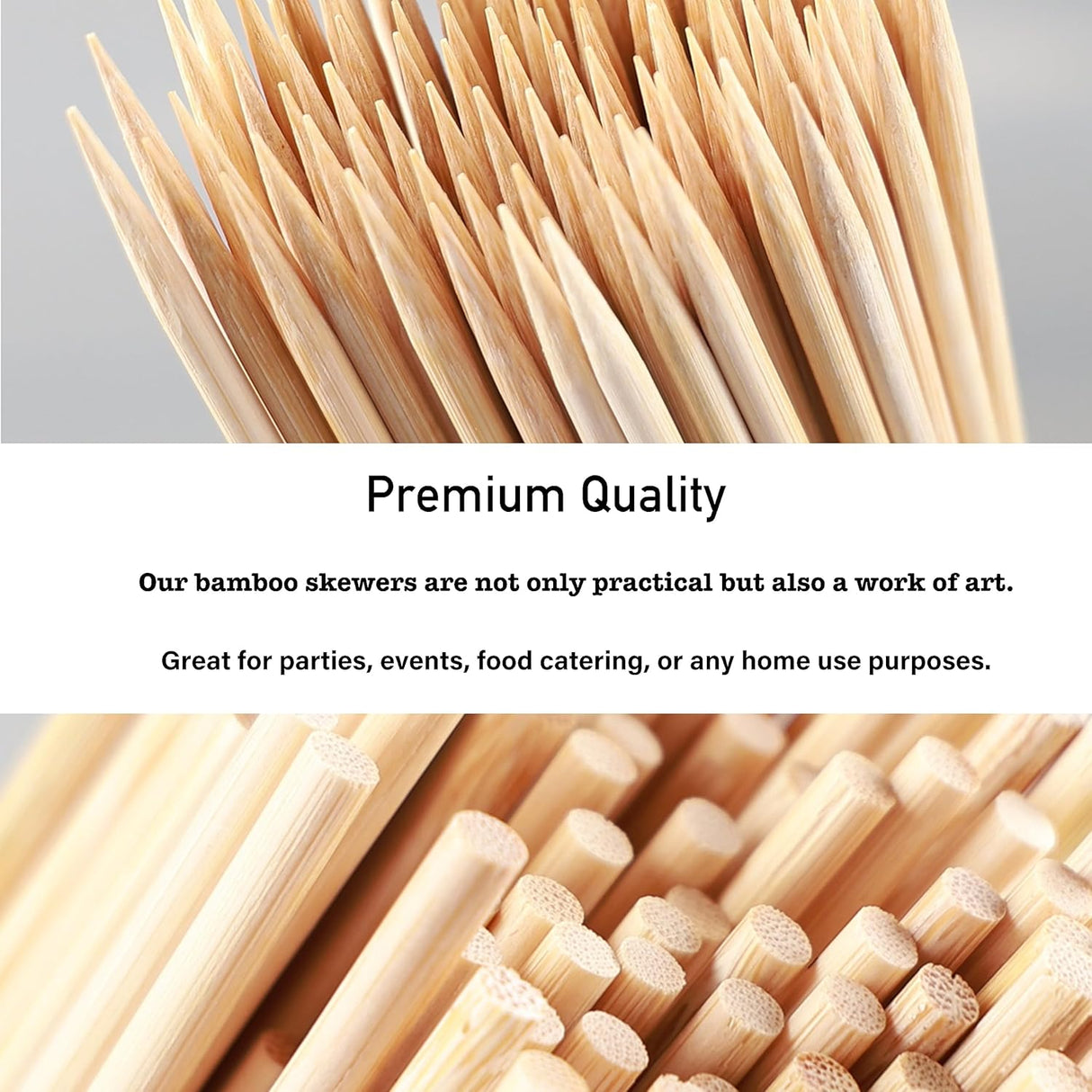Bamboo skewers 20 cm - 100 pieces