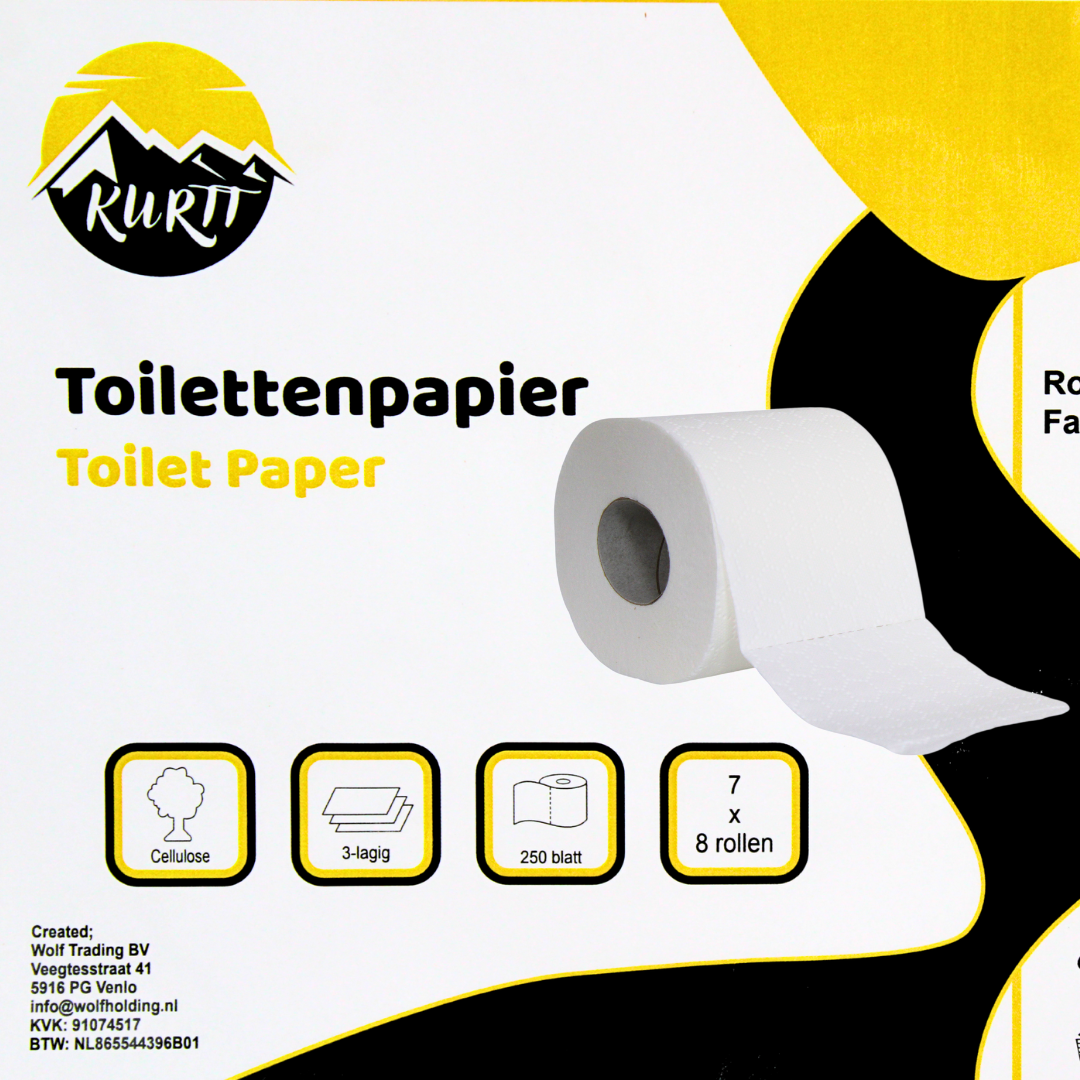 Toiletpapier 3 laags - 56 rollen