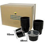 Reusable Black Round 500cc - 100 pieces